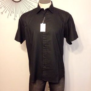 Platino Linen Blend Short Sleeve Shirt
